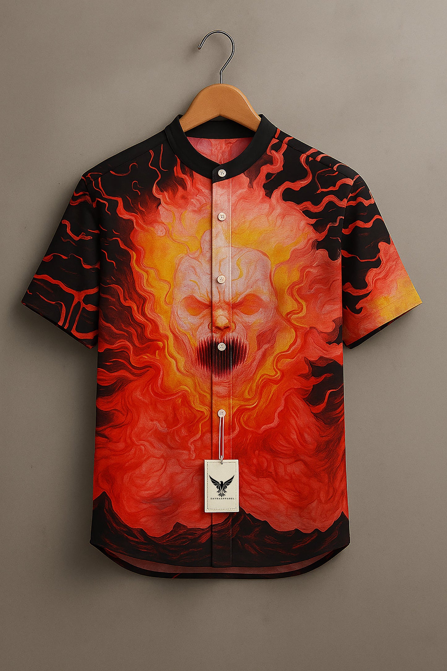 "Inferno Scream Art Print Shirt"